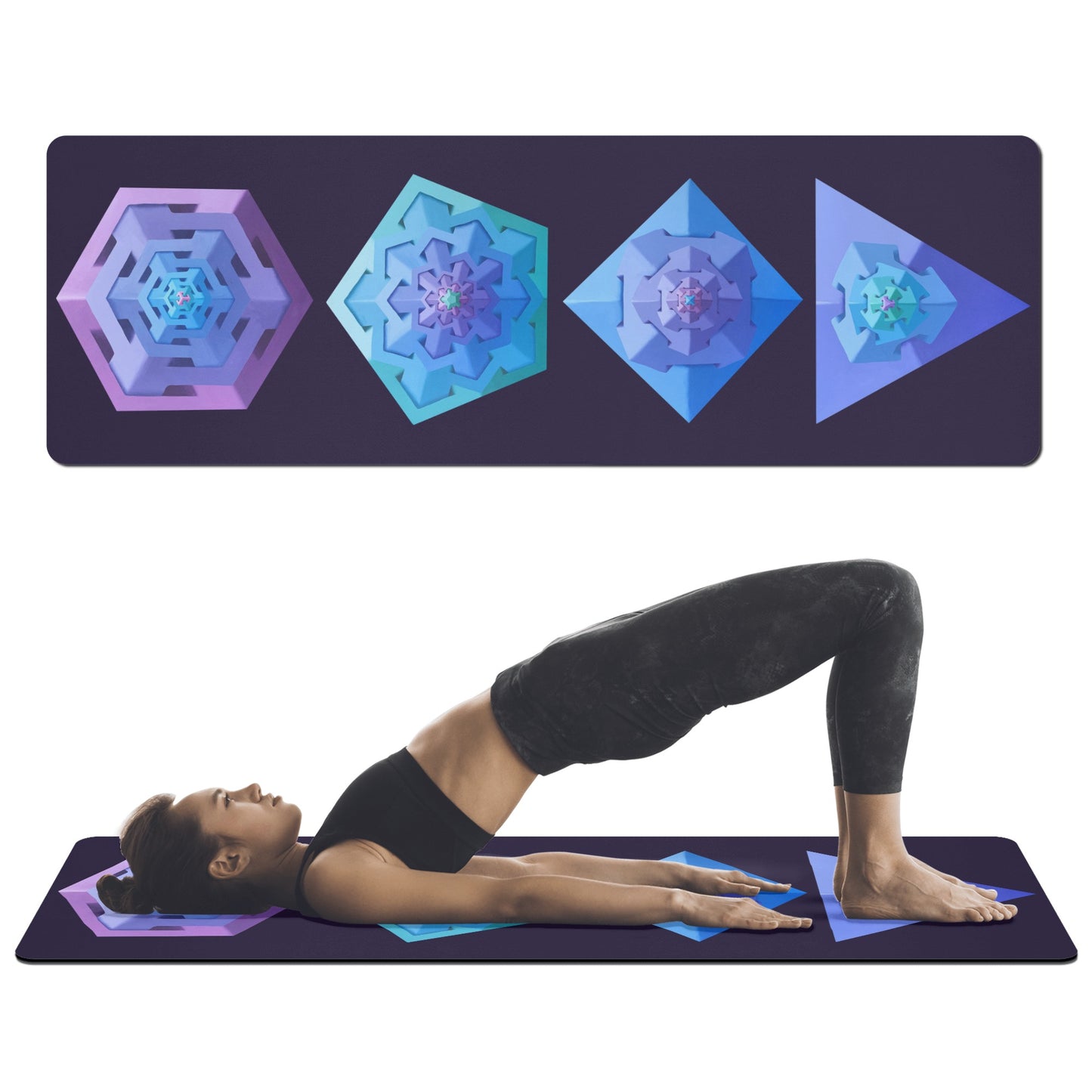 Escherbrat Set 4mm Rubber Yoga Mat