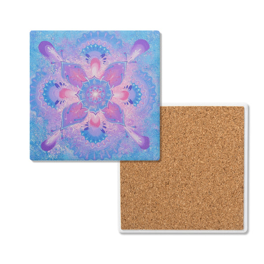 Heart Fission Ceramic Coasters (set of 4)