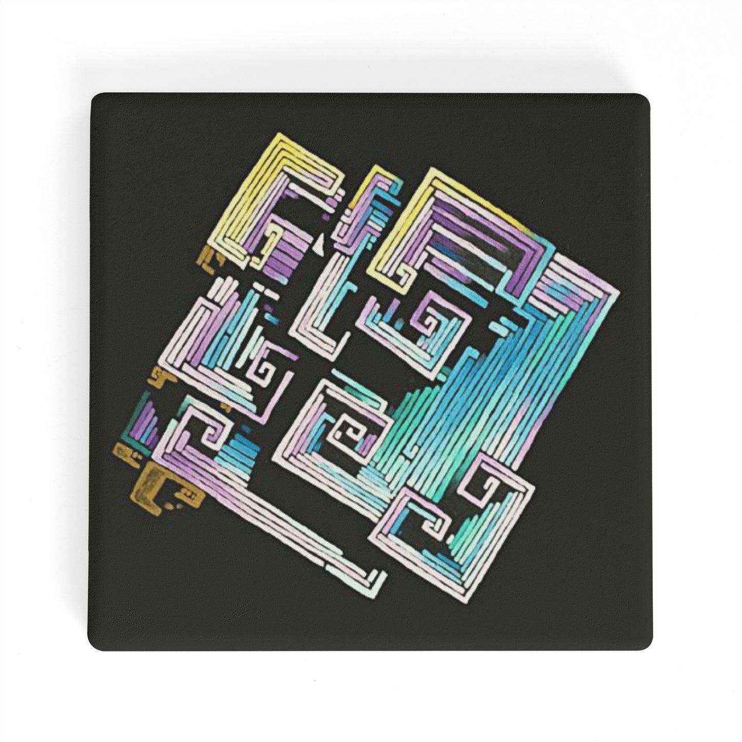 Bismuth Ceramic Coasters (set of 4)