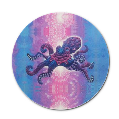 Technicolor Octopus Ceramic Coasters (set of 4)
