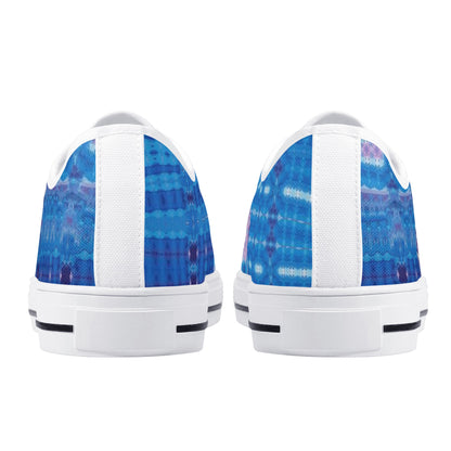 Jeweled Dolphin Low Top Canvas Women's Shoes