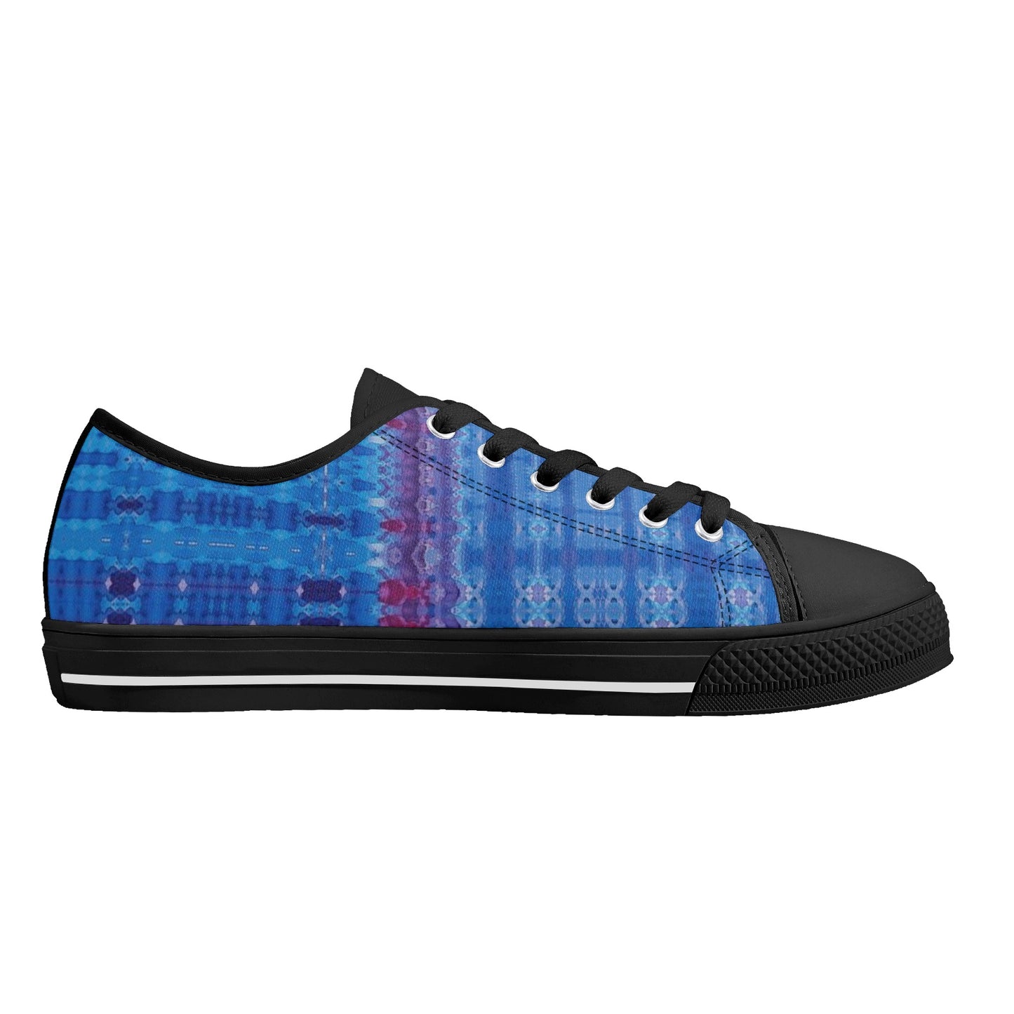 Jeweled Dolphin Low Top Canvas Women's Shoes