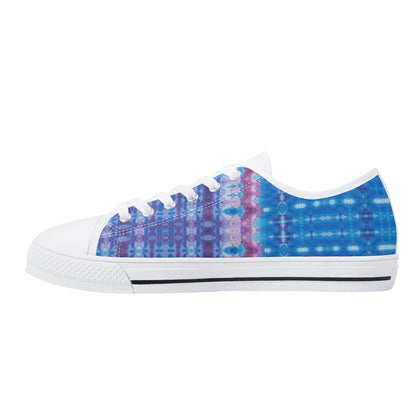 Jeweled Dolphin Low Top Canvas Women's Shoes