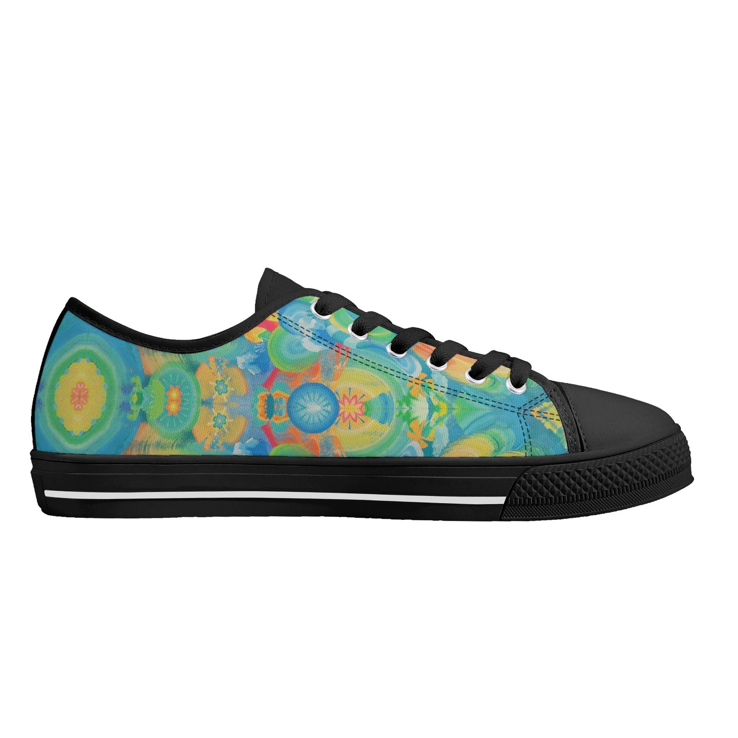 Spit Hot Fire Low Top Canvas Women's Shoes