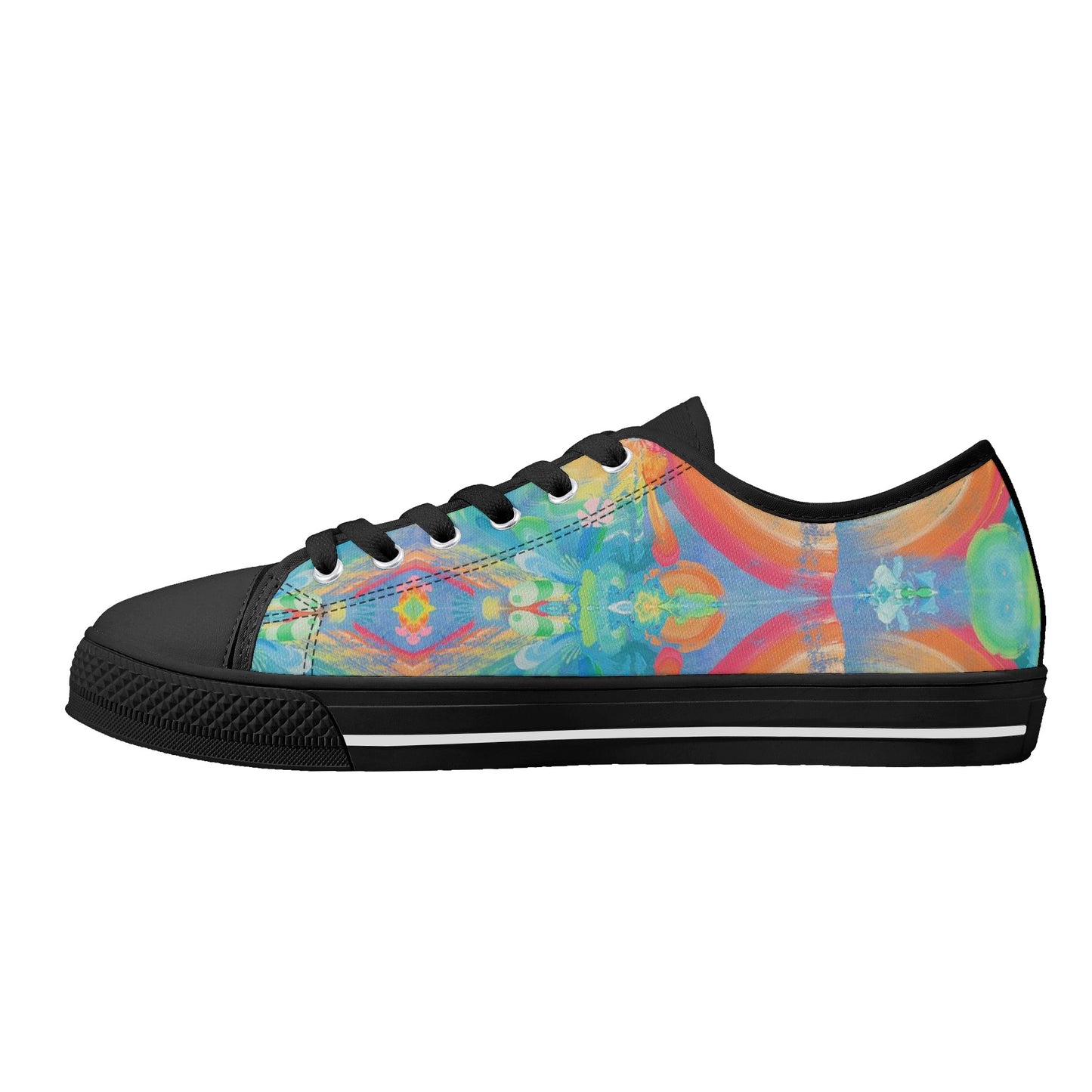 Spit Hot Fire Low Top Canvas Women's Shoes