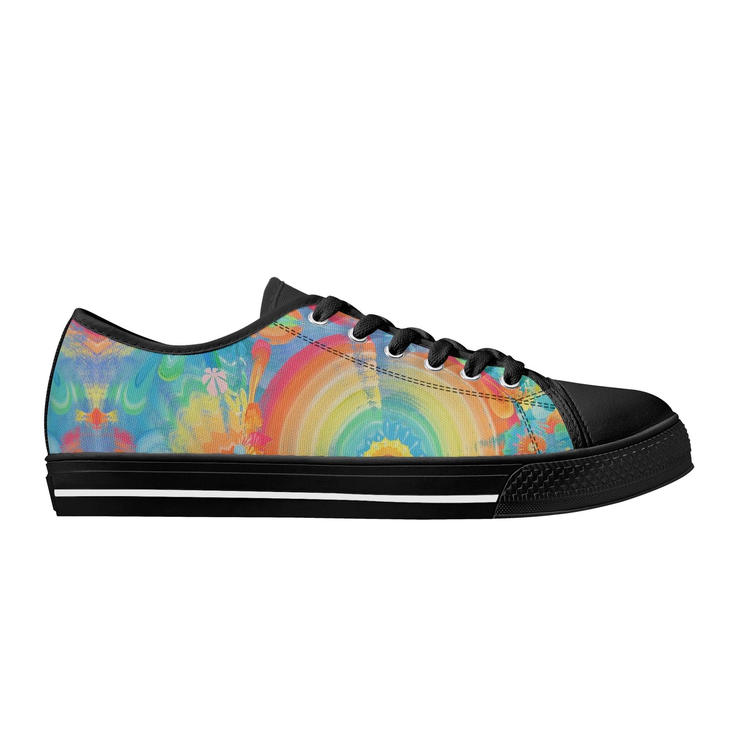 Spit Hot Fire Low Top Canvas Women's Shoes