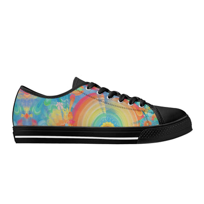 Spit Hot Fire Low Top Canvas Women's Shoes