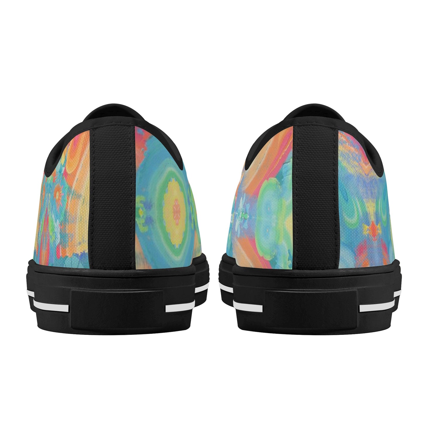 Spit Hot Fire Low Top Canvas Women's Shoes