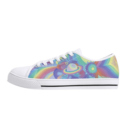 Rings of Splaturn Low Top Canvas Women's Shoes