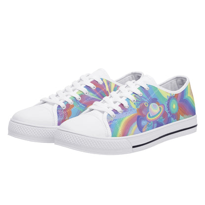 Rings of Splaturn Low Top Canvas Women's Shoes