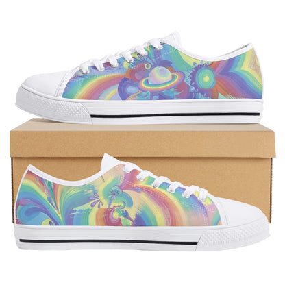 Rings of Splaturn Low Top Canvas Women's Shoes