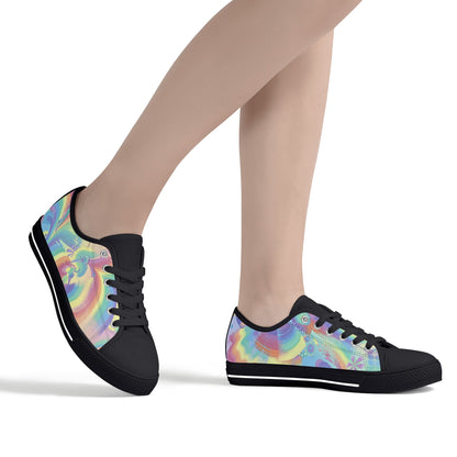 Rings of Splaturn Low Top Canvas Women's Shoes