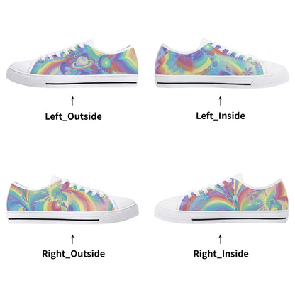 Rings of Splaturn Low Top Canvas Women's Shoes