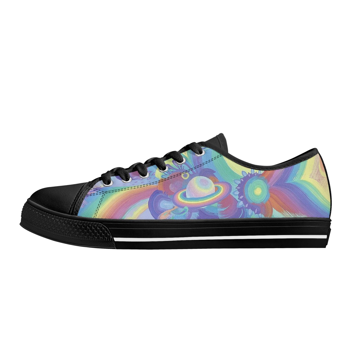 Rings of Splaturn Low Top Canvas Women's Shoes