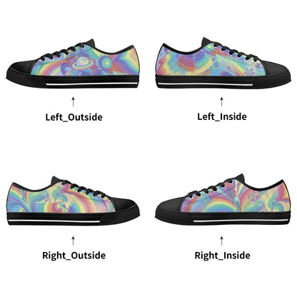 Rings of Splaturn Low Top Canvas Women's Shoes
