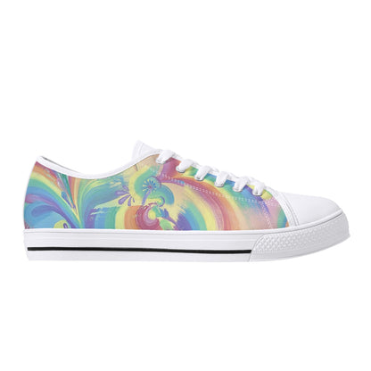 Rings of Splaturn Low Top Canvas Women's Shoes