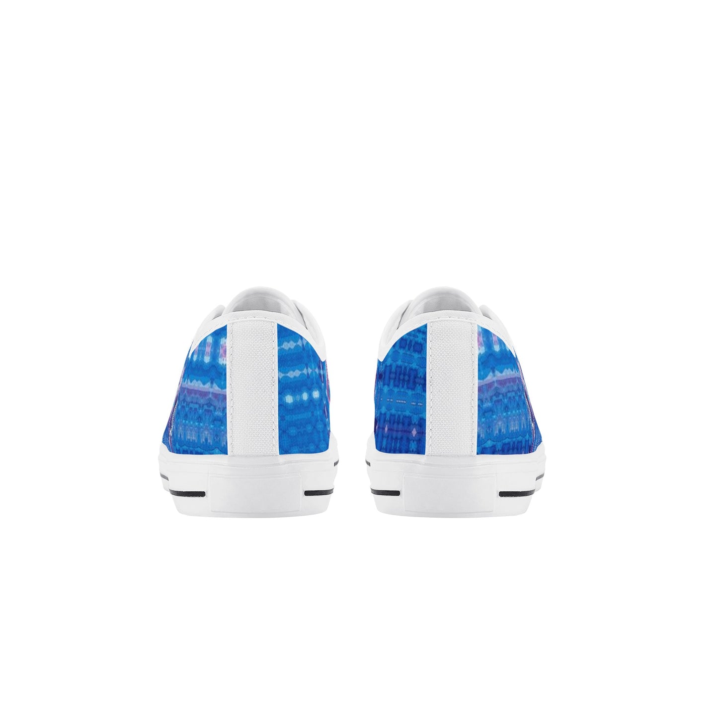 Jeweled Dolphin Kids Low Top Canvas Shoes