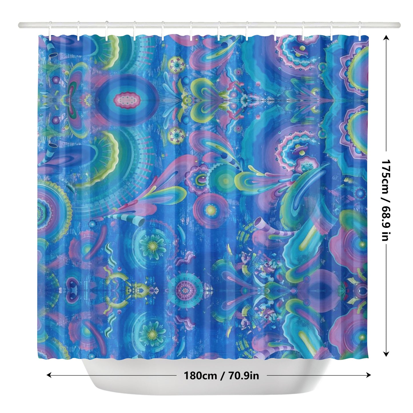 Infinite Everything Shower Curtain