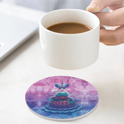 Mystic Toad Ceramic Coasters (set of 4)