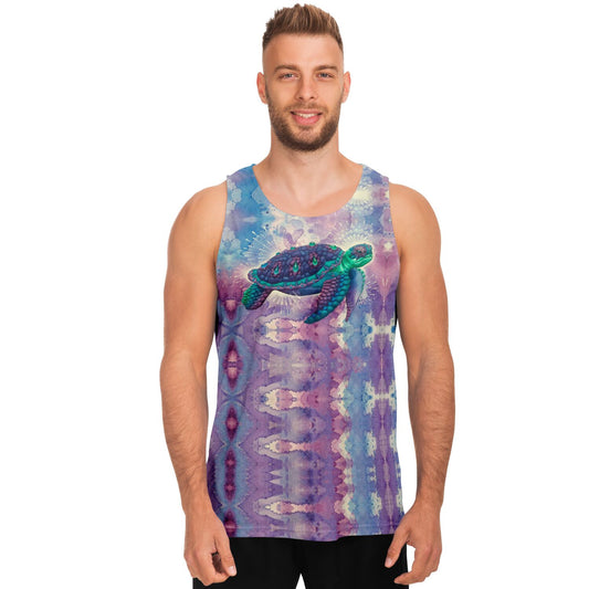 Space Turtle Tank Top