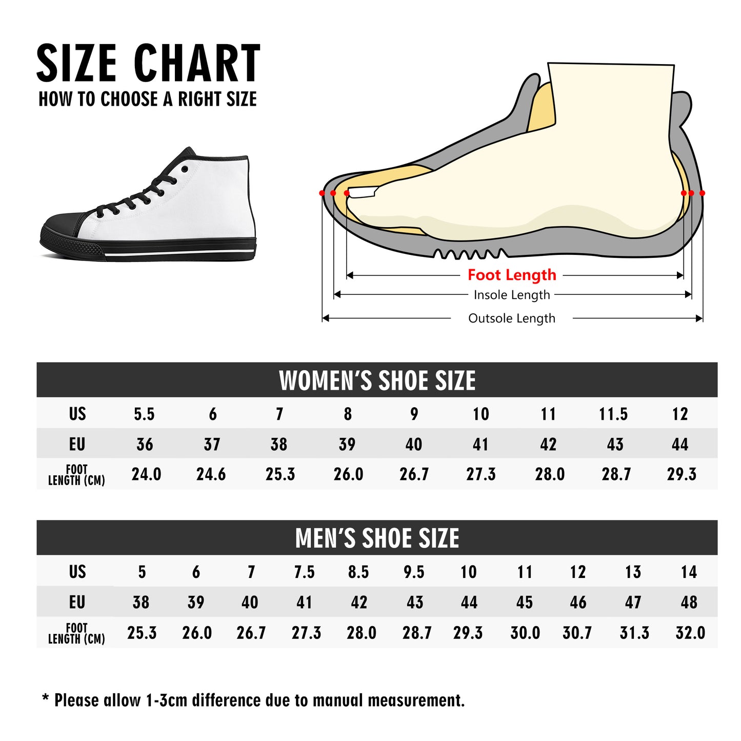 Space Turtle High Top Canvas Men's Shoes