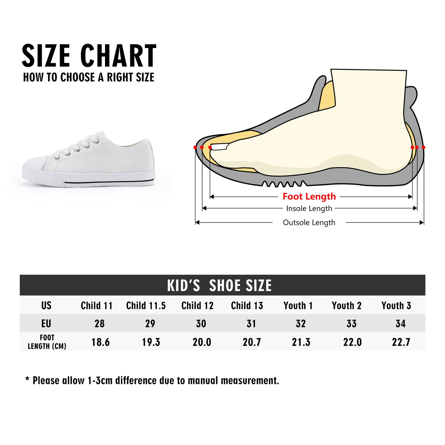 Wormhole Traveller Kids Low Top Canvas Shoes