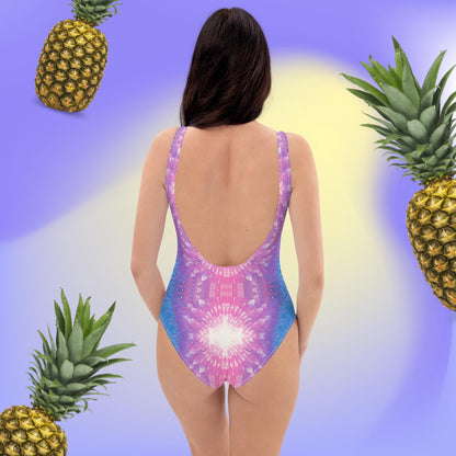 Technicolor Octopus One-Piece Swimsuit