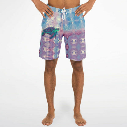 Space Turtle Board Shorts