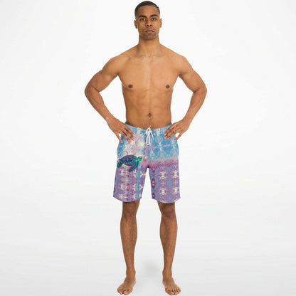 Space Turtle Board Shorts