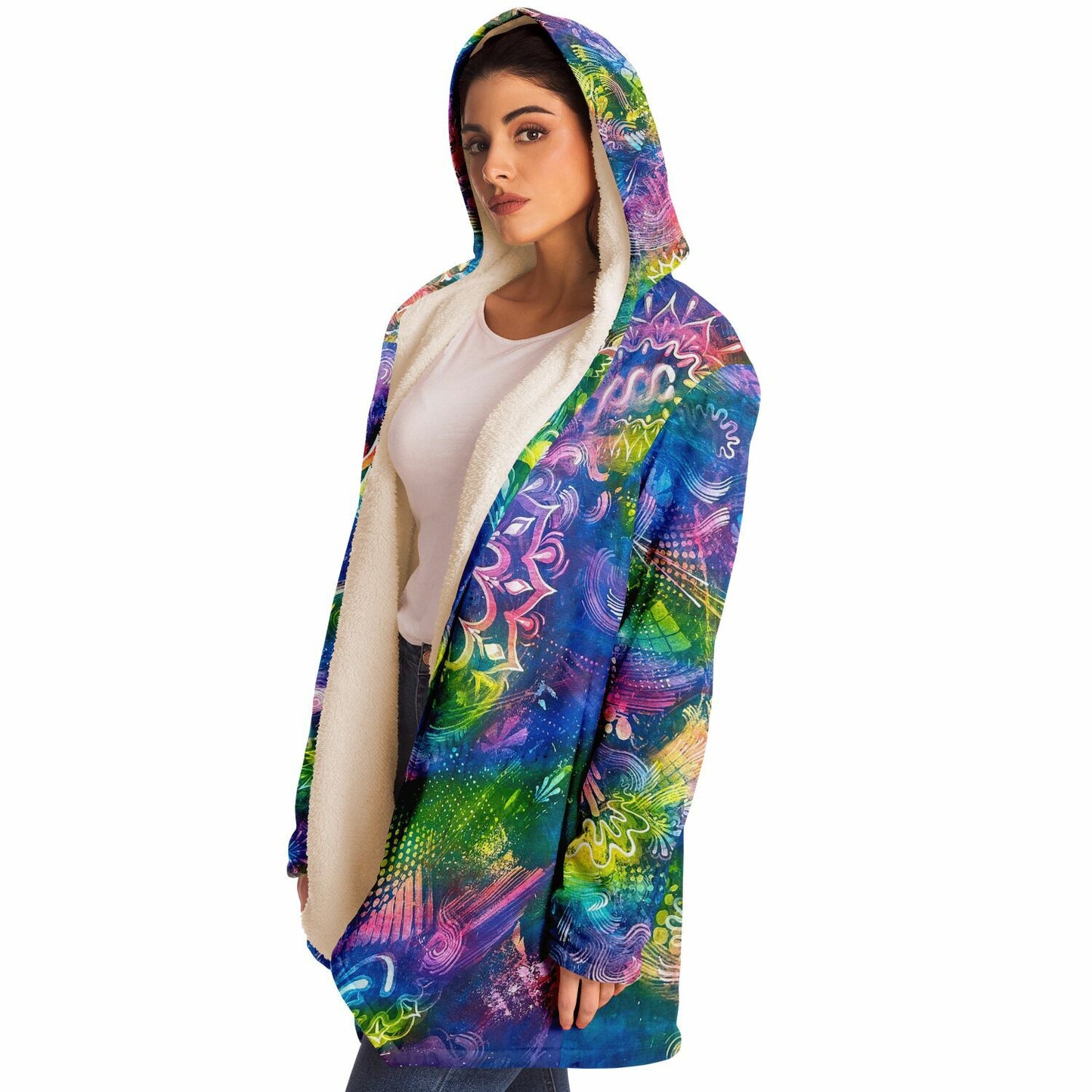 Woogie Vibrations Microfleece Cloak