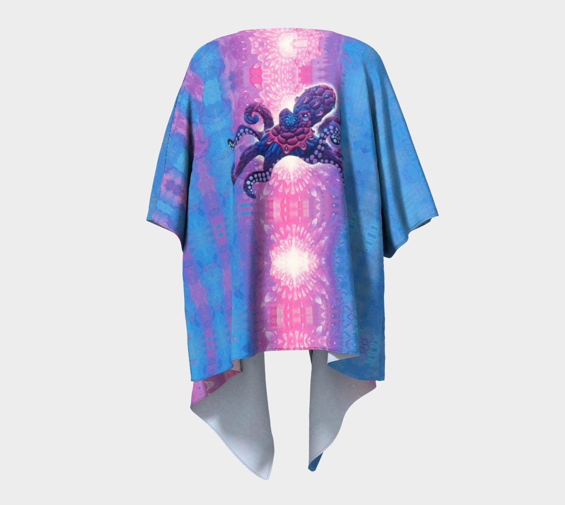 Technicolor Octopus Kimono